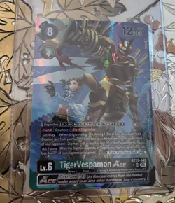 Digimon Card Game TigerVespamon ACE BT23-045 SR Alt Art BT23 Hackers Slumber - Image 1