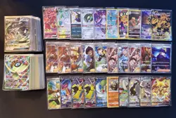 Lot of 150 Pokemon Cards V/VMAX/EX/Full Art/GX/Trainer/Holos Modern Collection - Image 1