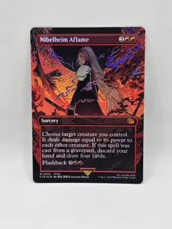 Nibelheim Aflame (Borderless) Final Fantasy Foil - Image 1