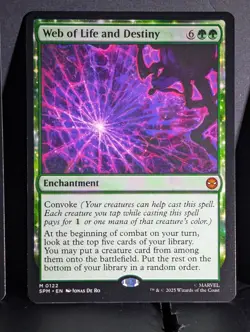 MTG Spider-Man MYTHIC 0122 Web of Life & Destiny - Image 1