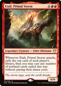 X 1 Etali, Primal Storm NM C20 151 MTG Magic The Gathering - Image 1
