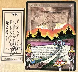 MTG Ornithopter Alter Altered Sketch Art Amy WEBER Magic - Image 1