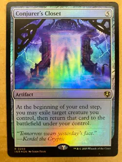 MTG 1x FOIL Conjurer's Closet 259 Innistrad Remastered Magic the Gathering x1 NM - Image 1