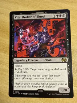 MTG Vilis, Broker of Blood 0070 Foundations Jumpstart - NM - Image 1