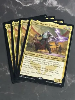 4x Zurgo, Thunder's Decree #0237 R [Tarkir: Dragonstorm] NF LP/NM - Image 1