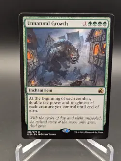 Unnatural Growth Innistrad: Midnight Hunt Regular - Image 1
