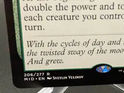 Unnatural Growth Innistrad: Midnight Hunt Regular - Image 2