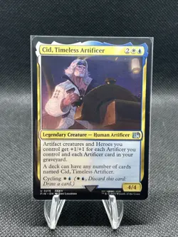 1 x Cid, Timeless Artificer (0216) - Final Fantasy - NM-Mint - MTG - Image 1