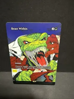 Borderless Beast Within MTG Marvel's Spider-Man, Magic the Gathering, - Image 1