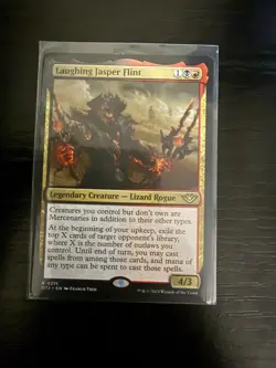 Laughing Jasper Flint Outlaws of Thunder Junction 215 Near Mint - Image 1