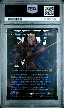 2025 MTG FINAL FANTASY #0529 SHINRYU, TRANSCENDENT RIVAL/ZENOS YAE GALVUS PSA 10 - Image 2