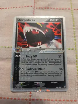 Pokemon TCG - Sharpedo ex 104/107 - Deoxys - Ultra Rare - Image 1