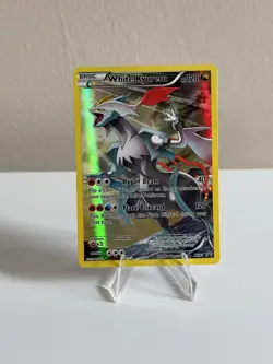 2013 Pokemon TCG • White Kyurem (Full Art Promo) XY Black Star Promos • XY81 LP - Image 2