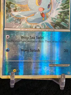 Pokemon Manaphy 3/95 HGSS Unleashed Reverse Holo Rare - Image 3