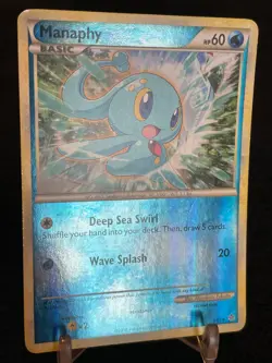 Pokemon Manaphy 3/95 HGSS Unleashed Reverse Holo Rare - Image 5