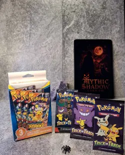 Pokemon Surging Sparks 3 Booster Pack Box W/ Bonus Trick Or Trade Packs - Image 1