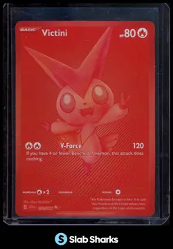 2025 POKEMON SV BLACK BOLT - BLK EN #171/086 VICTINI AND WHITE RARE - Image 1
