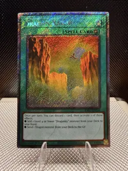 Near Mint, English Yu Gi Oh Dragon Ravine - RA03-EN248 - Platinum Secret Rare - - Image 1