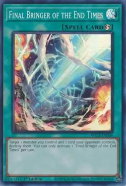 x3 Final Bringer of the End Times - ROTA-EN064 - Super Rare - 1st Edition Yu-Gi- - Image 1
