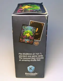Katomula 100 MTG Card Sleeves w/ Inner Sleeves Textured Back Art Fit Standard - Image 2