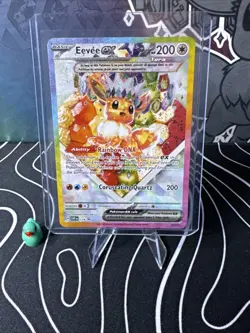 Pokemon TCG Prismatic Evolutions SPC Eevee EX Black Star Promo Card 174 - Image 1