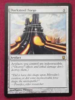 Magic The Gathering DARKSTEEL DARKSTEEL FORGE artifact card MTG - Image 1