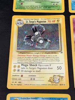 Vintage Pokemon Cards Rare Holo Lot Gym Heroes, Team Rocket, Jungle, Fossil WOTC - Image 5