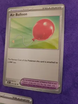 Pokemon TCG Air Balloon Card 079/086 Sv: Black Bolt X3 Playset Near Mint - Image 3