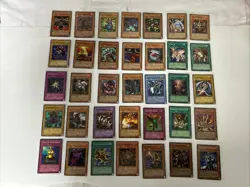 Yu-Gi-Oh TCG 1st Edition & Holo Vintage Card Lot Holos 1st Edition X35 Cards - Image 1