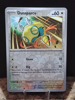 Cottonee 007/131 Dunsparce 079/131 Prismatic Evolutions Reverse Pokemon Cards - Image 5