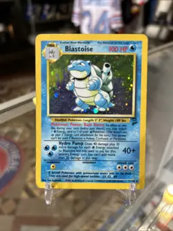 Pokemon TCG Blastoise Base Set 2 Holo Foil Rare Card 2 /130 LP - Image 1