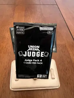 Union Arena Card Game Judge Judge Pack 4 English New Set of 3 - Image 2