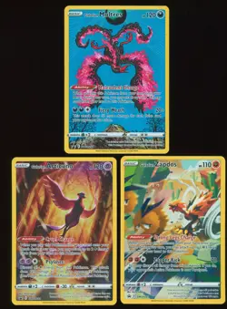Pokemon Card TCG - Galarian Bird Trio Set Crown Zenith Promos - 3 Card Lot - Image 1