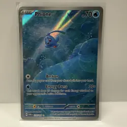 Phione Twilight Masquerade Pokemon Card Illustration Rare, 175/167 IR NM - Image 1
