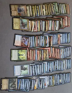 Mtg Lot Over 100 Cards Rares Mythics Foils Full Art Wizards Elves Illusions - Image 1