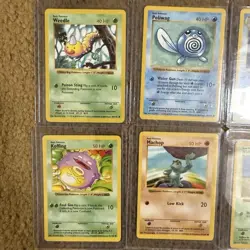 Pokemon Vintage TCG Cards Shadowless 1999 Base Set Lot (11) - Image 2