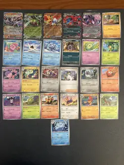 Pokemon 25 Card Bulk Lot | 5 Holo + 20 Common - Authentic TCG Collection 5 - Image 1