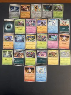 12.Pokemon 25 Card Bulk Lot | 5 Holo + 20 Common - Authentic TCG Collection - Image 1