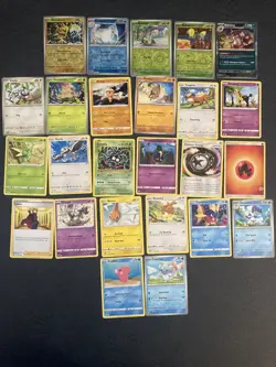 20.Pokemon 25 Card Bulk Lot | 5 Holo + 20 Common - Authentic TCG Collection - Image 1
