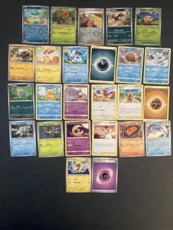 21.Pokemon 25 Card Bulk Lot | 5 Holo + 20 Common - Authentic TCG Collection - Image 1