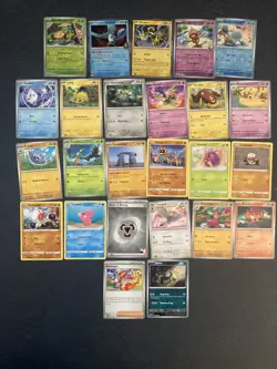 23.Pokemon 25 Card Bulk Lot | 5 Holo + 20 Common - Authentic TCG Collection - Image 1