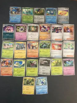 24.Pokemon 25 Card Bulk Lot | 5 Holo + 20 Common - Authentic TCG Collection - Image 1