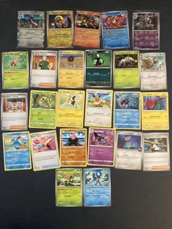 29. Pokemon 25 Card Bulk Lot | 5 Holo + 20 Common - Authentic TCG Collection - Image 1