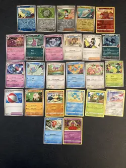 31. Pokemon 25 Card Bulk Lot | 5 Holo + 20 Common - Authentic TCG Collection - Image 1