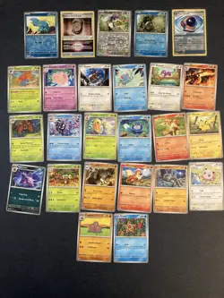 32. Pokemon 25 Card Bulk Lot | 5 Holo + 20 Common - Authentic TCG Collection - Image 1