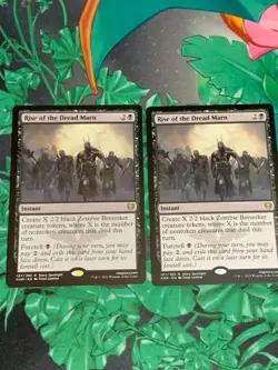 C919 MAGIC THE GATHERING RISE OF THE DREAD MARN 2X KALDHEIM #107 NM-LP MTG - Image 1