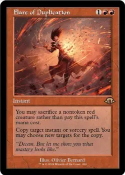 Flare of Duplication (Retro Frame, #416, NM) Modern Horizons 3 (MH3), MTG - Image 1
