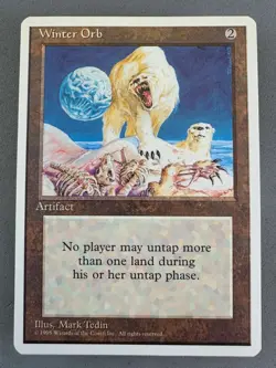 Winter Orb Core Set 4th Edition Regular MTG-Never Played Near Mint- Vintage Rare - Image 1