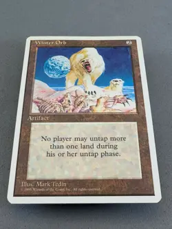 Winter Orb Core Set 4th Edition Regular MTG-Never Played Near Mint- Vintage Rare - Image 3
