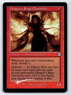 Dragon's Rage Channeler (Retro Frame) U Modern Horizons 2 # 9 NM Foil - Image 1